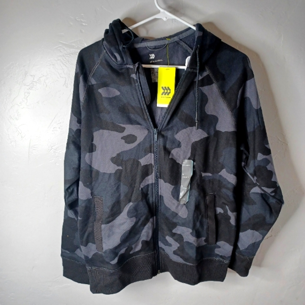 all in motion‎ camo full zip jacket